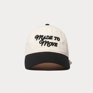 Bandolier Cream/Black Made to Move Baseball Cap NWT